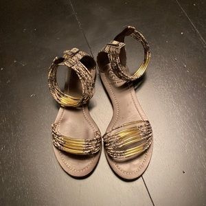 Tory Burch Snakeskin Sandals